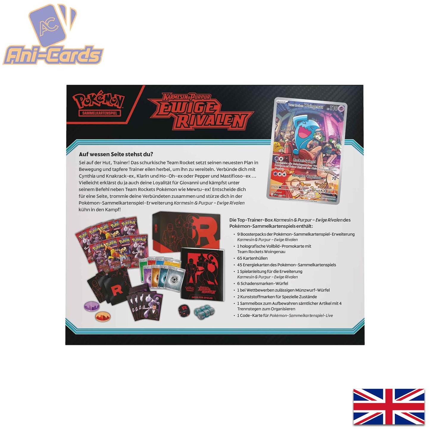 Ewige Rivalen Elite Trainer Box ETB Englisch
