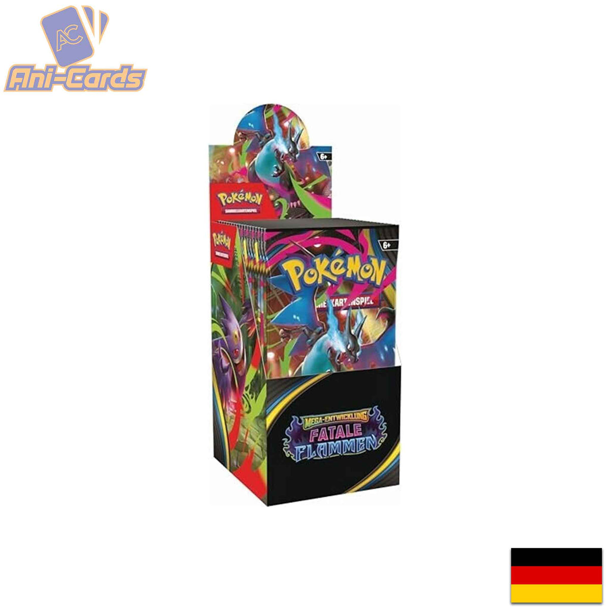 Pokemon Fatale Flammen 18er Display Deutsch