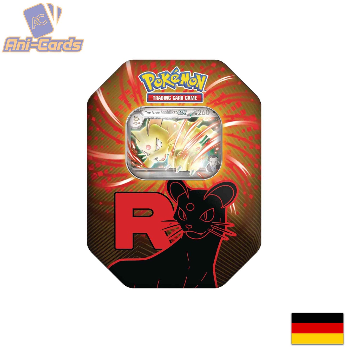 Pokemon Team Rockets Snobilikat ex Tin-Box Deutsch