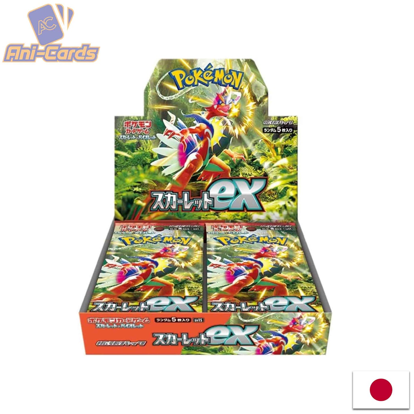 Scarlet EX Booster Display Japanisch
