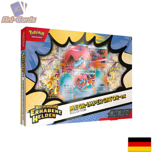 Pokémon Erhabene Helden Mega Impergator ex Kollektion Deutsch