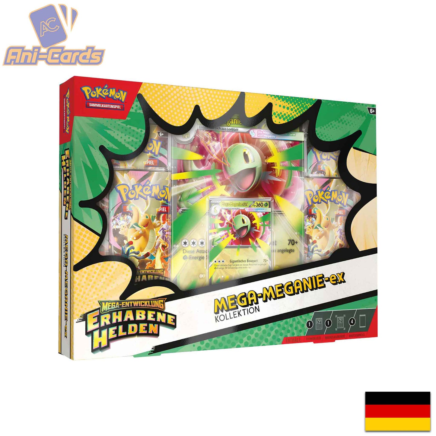 Pokémon Erhabene Helden Mega Meganie ex Kollektion Deutsch