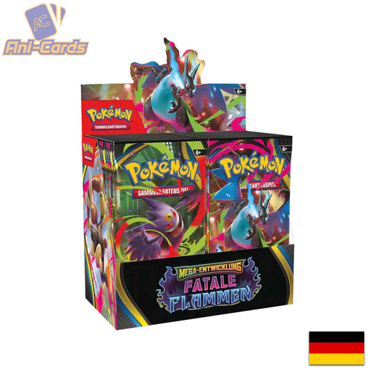Pokemon Fatale Flammen 36er Booster Display Deutsch