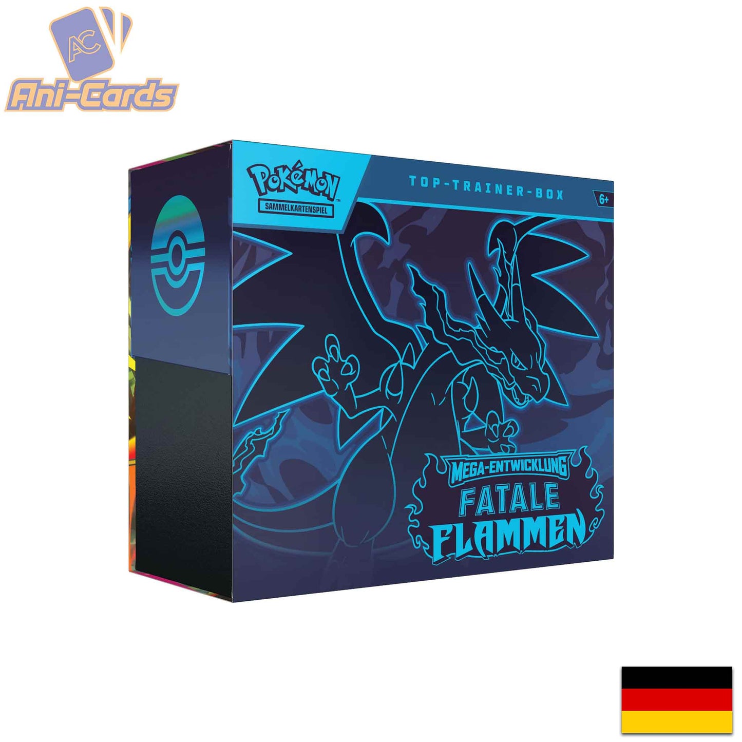Pokemon Fatale Flammen Top Trainer Box Deutsch