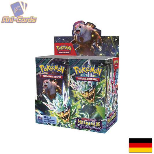 Maskerade im Zwielicht Booster Display Deutsch