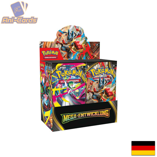 Pokemon Mega-Entwicklung Booster Display Deutsch