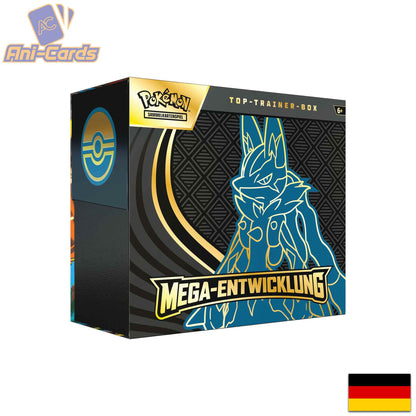 Pokemon Mega Entwicklung Top Trainer Box Lucario Deutsch