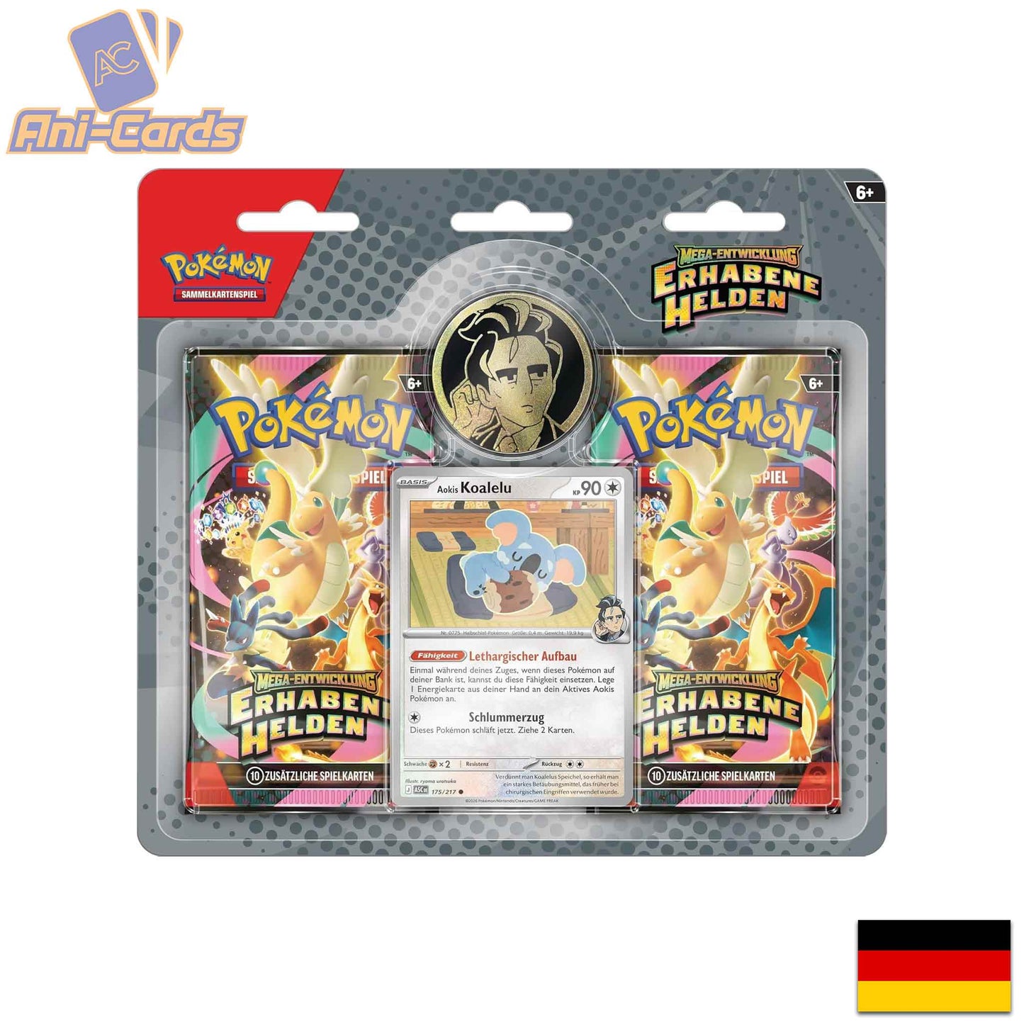 Pokemon Blister Aokis Koalelu Deutsch