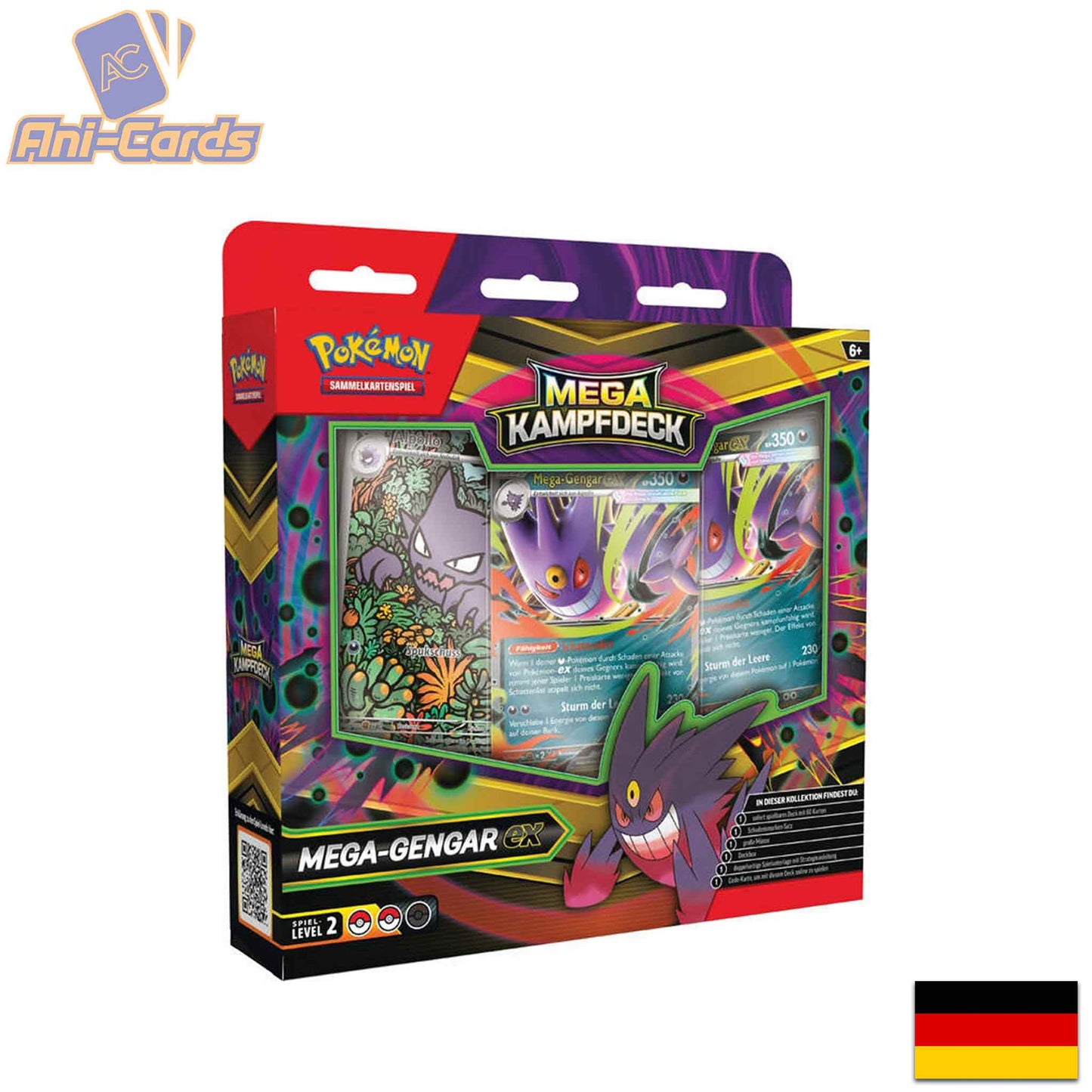 Pokemon Mega Gengar ex Mega Kampfdeck Deutsch