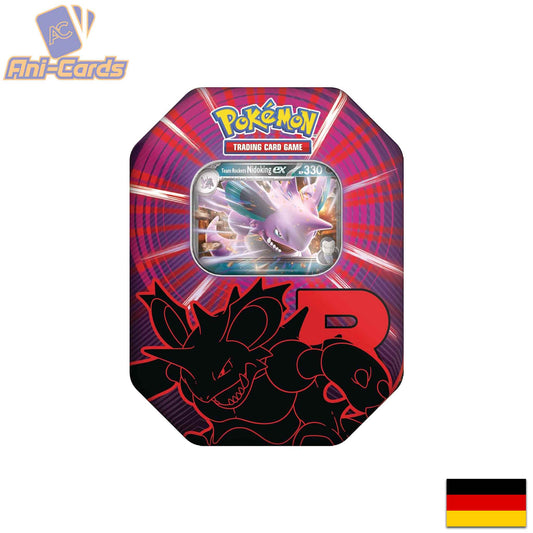 Pokemon Team Rockets Nidoking ex Tin-Box Deutsch