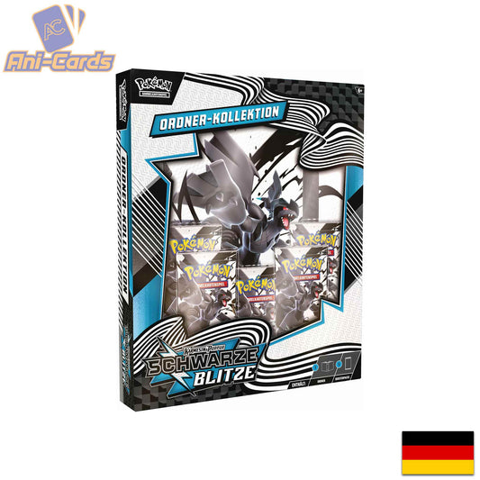 Schwarze Blitze Binder Kollektion Deutsch
